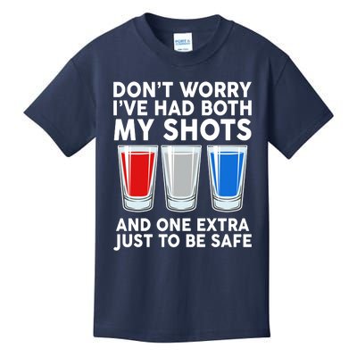 Funny Don't Worry I've Had Both My Shots Kids T-Shirt