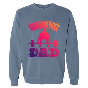 Fathers Day Worlds Best Father Cool Gift Garment-Dyed Sweatshirt