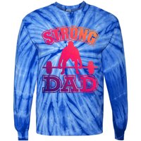 Fathers Day Worlds Best Father Cool Gift Tie-Dye Long Sleeve Shirt