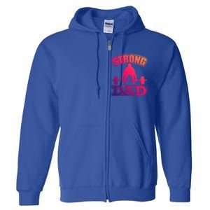 Fathers Day Worlds Best Father Cool Gift Full Zip Hoodie