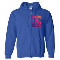 Fathers Day Worlds Best Father Cool Gift Full Zip Hoodie