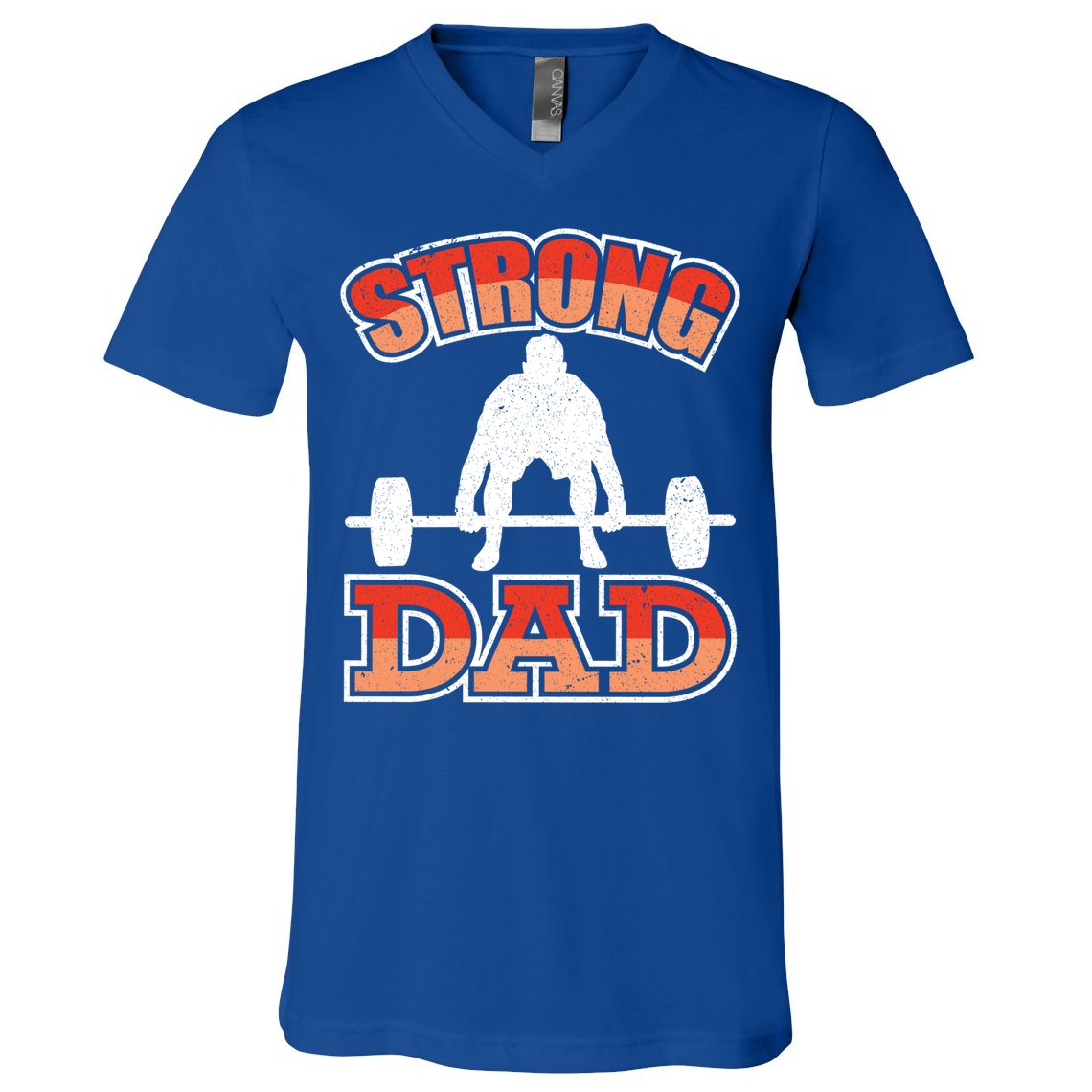 Fathers Day Worlds Best Father Meaningful Gift V-Neck T-Shirt
