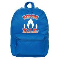 Fathers Day Worlds Best Father Meaningful Gift 16 in Basic Backpack