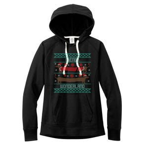 Funny Dachshund Wiener Weenie Dog Ugly Christmas Xmas Gift Cute Gift Women's Fleece Hoodie