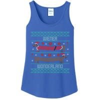 Funny Dachshund Wiener Weenie Dog Ugly Christmas Xmas Gift Cute Gift Ladies Essential Tank