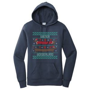 Funny Dachshund Wiener Weenie Dog Ugly Christmas Xmas Gift Cute Gift Women's Pullover Hoodie