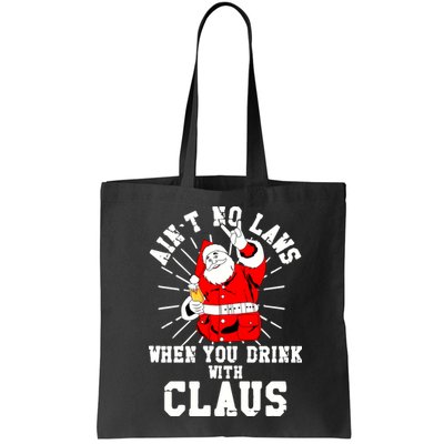 Funny Drinking With Santa Claus Bag