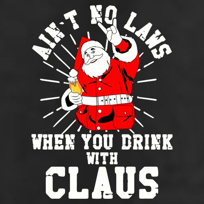 Funny Drinking With Santa Claus Golf Towel