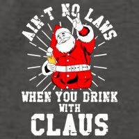 Funny Drinking With Santa Claus Vector Backpack