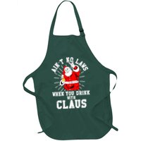 Funny Drinking With Santa Claus Apron