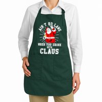Funny Drinking With Santa Claus Apron