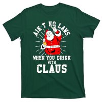 Funny Drinking With Santa Claus T-Shirt