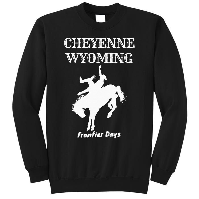 Frontier Days Western Rodeo Cheyenne Wyoming Bronc Sweatshirt