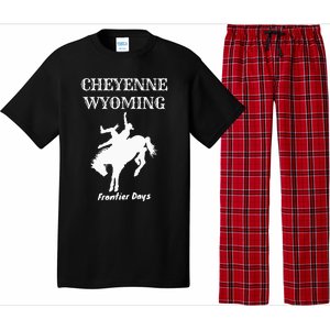 Frontier Days Western Rodeo Cheyenne Wyoming Bronc Pajama Set