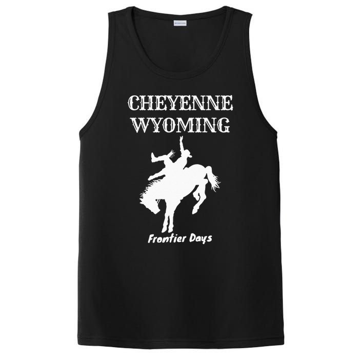 Frontier Days Western Rodeo Cheyenne Wyoming Bronc PosiCharge Competitor Tank