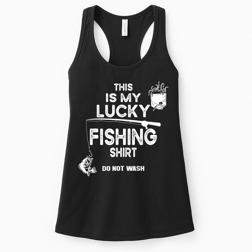 Fishing Don't Wash Funny Fishing Womens Tank Top