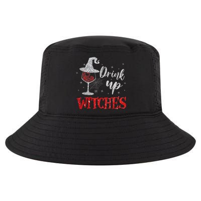 Funny Drinking Wine Halloween Glass Of Wine Drink Up Witches Gift Cool Comfort Performance Bucket Hat