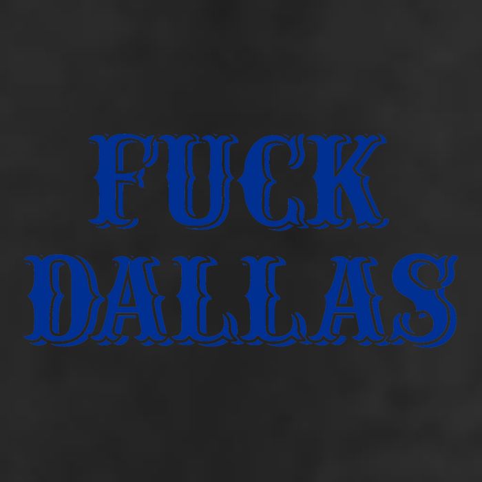 Fuck Dallas Western Style 7 Panel Mesh Trucker Snapback Hat