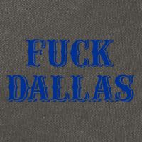 Fuck Dallas Western Style Cotton Canvas Backpack