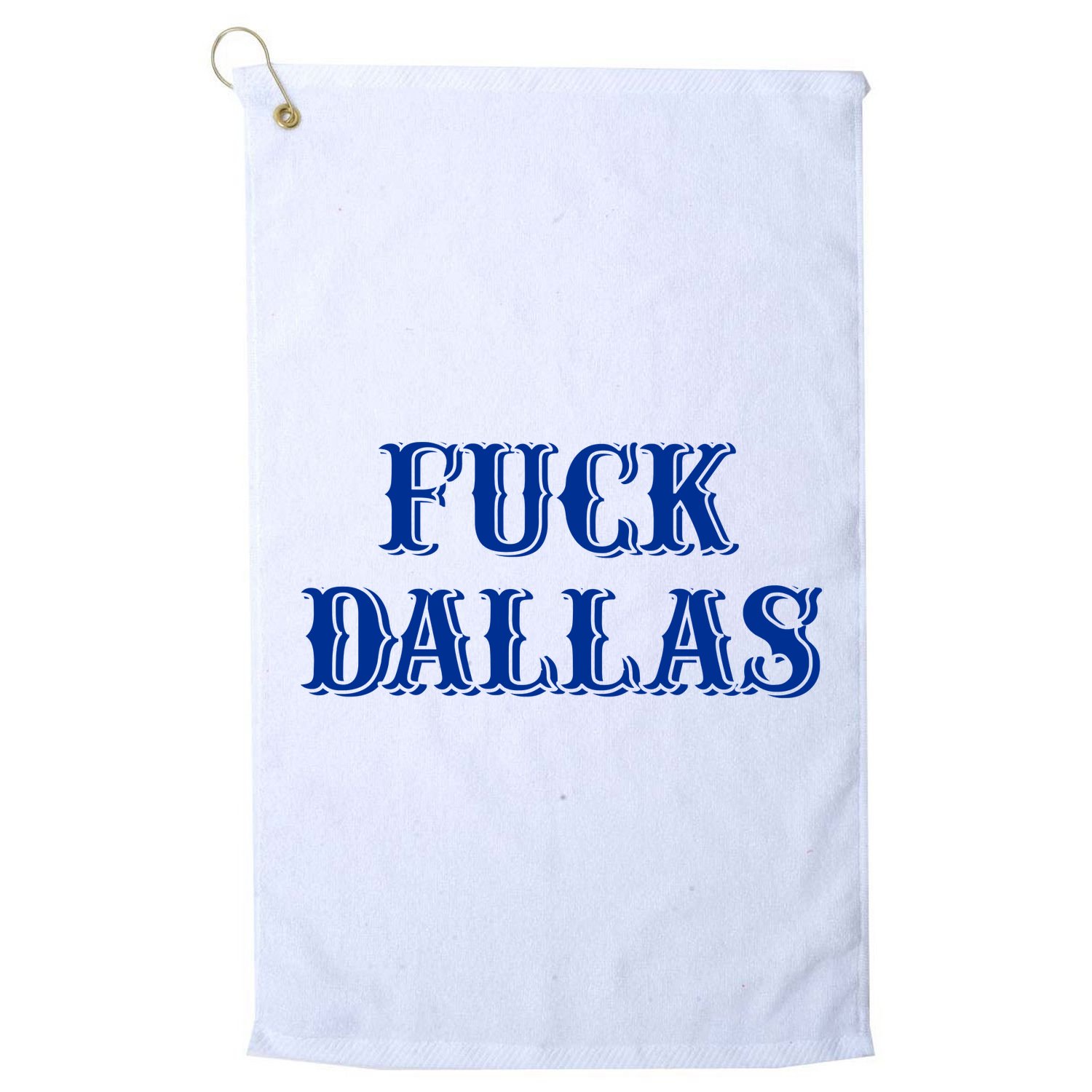 Fuck Dallas Western Style Golf Towel