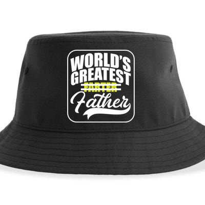 Funny Dad Worlds Greatest Farter Father Gift Sustainable Bucket Hat