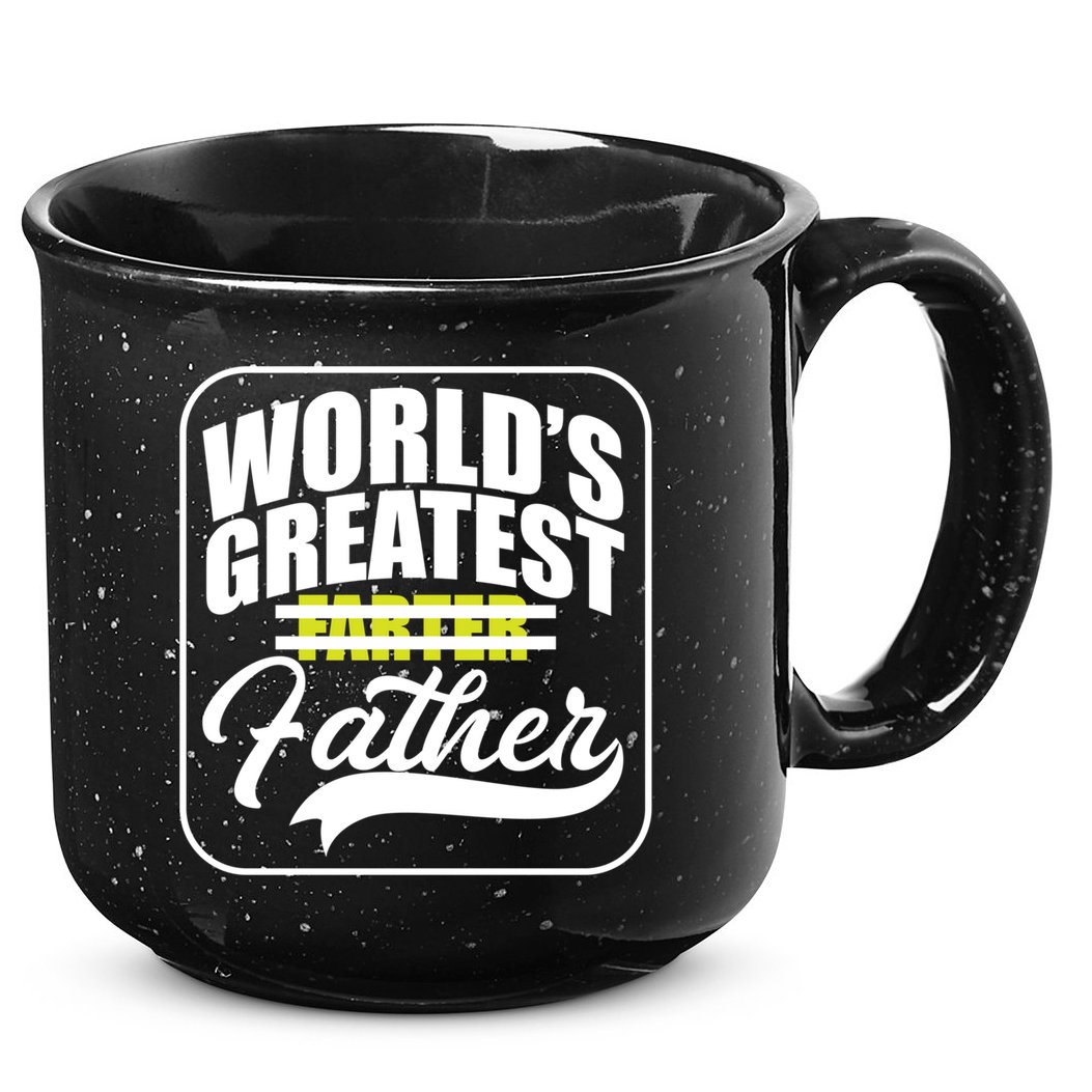 Funny Dad Worlds Greatest Farter Father Gift 15oz Campfire Ceramic Mug