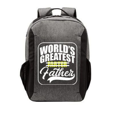 Funny Dad Worlds Greatest Farter Father Gift Vector Backpack