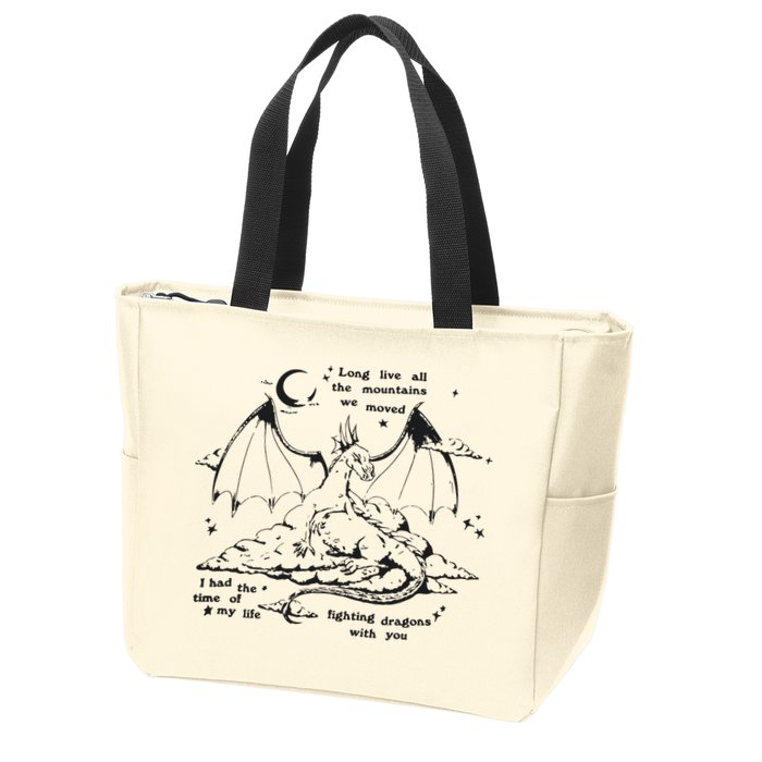 Fighting Dragons With You Speak Now TV Zip Tote Bag