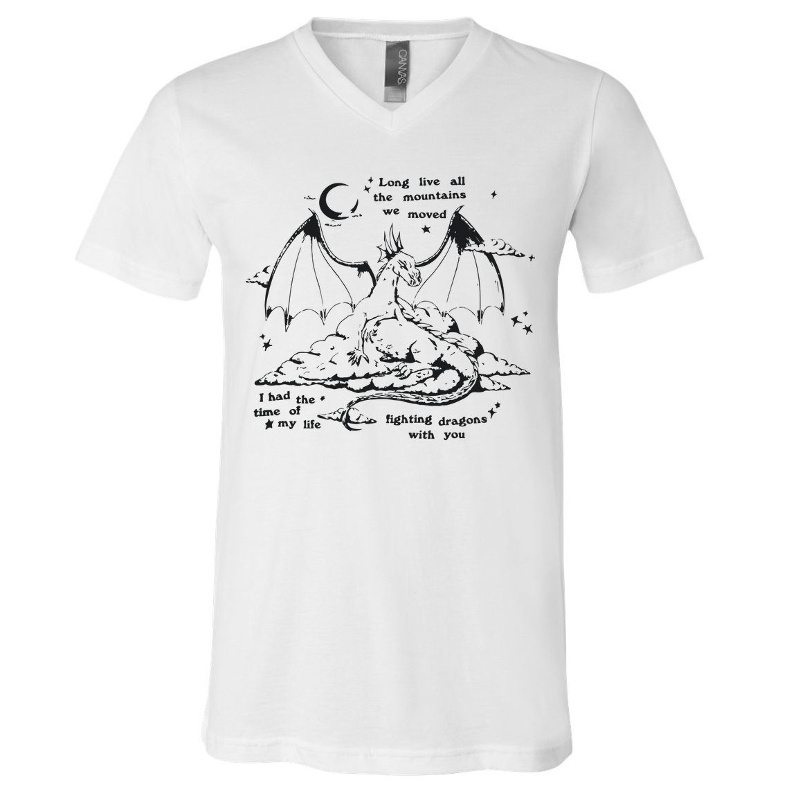 Fighting Dragons With You Speak Now TV V-Neck T-Shirt