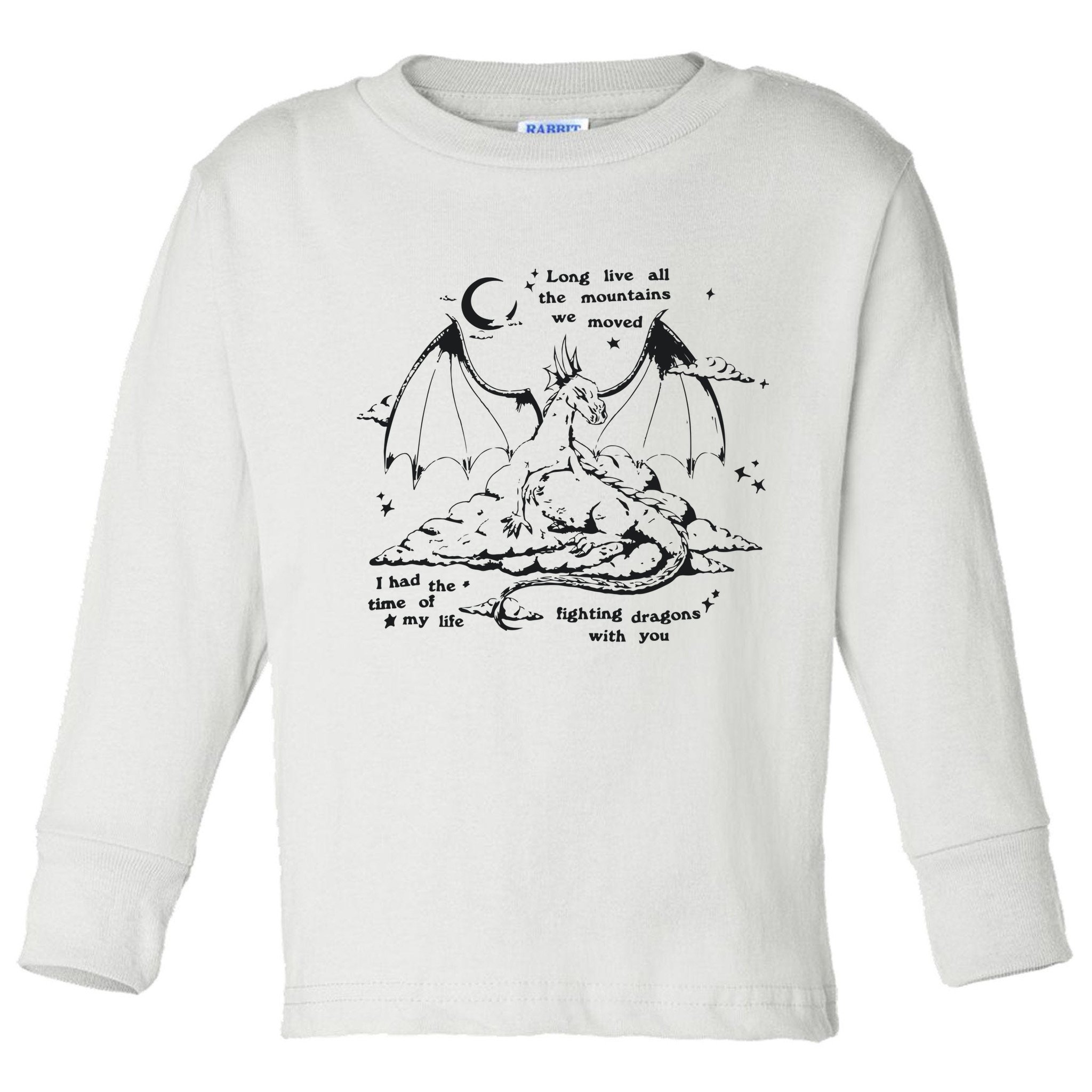 Fighting Dragons With You Speak Now TV Toddler Long Sleeve Shirt