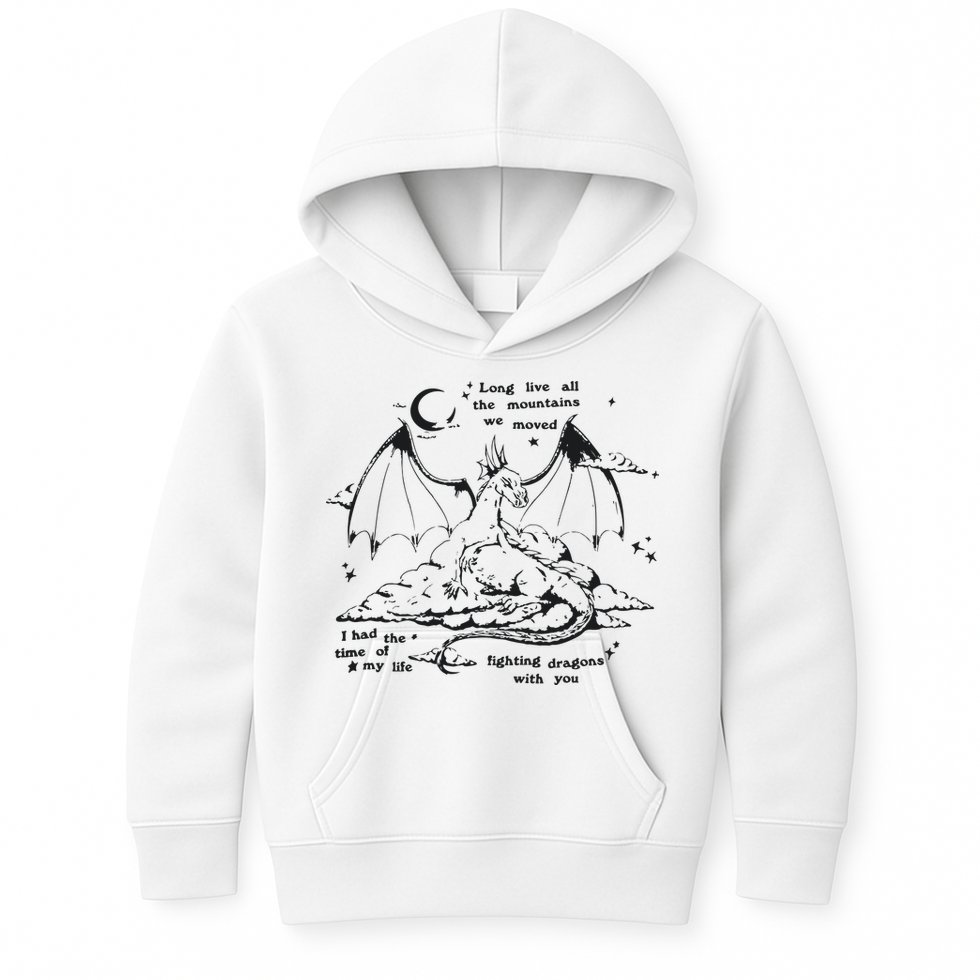 Fighting Dragons With You Speak Now TV Kids Hoodie