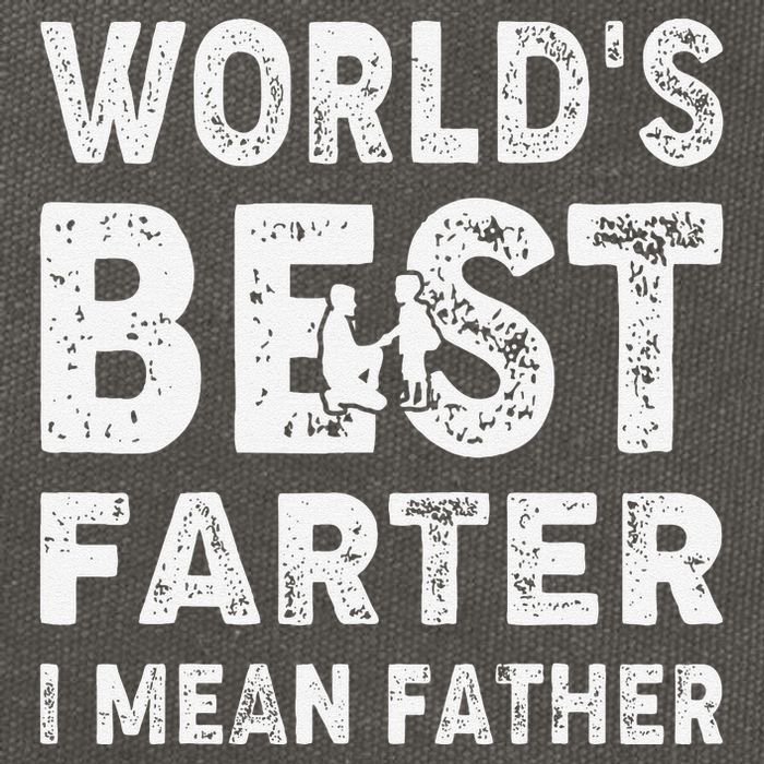 Fathers Day Worlds Best Farter I Mean Father Cotton Canvas Backpack
