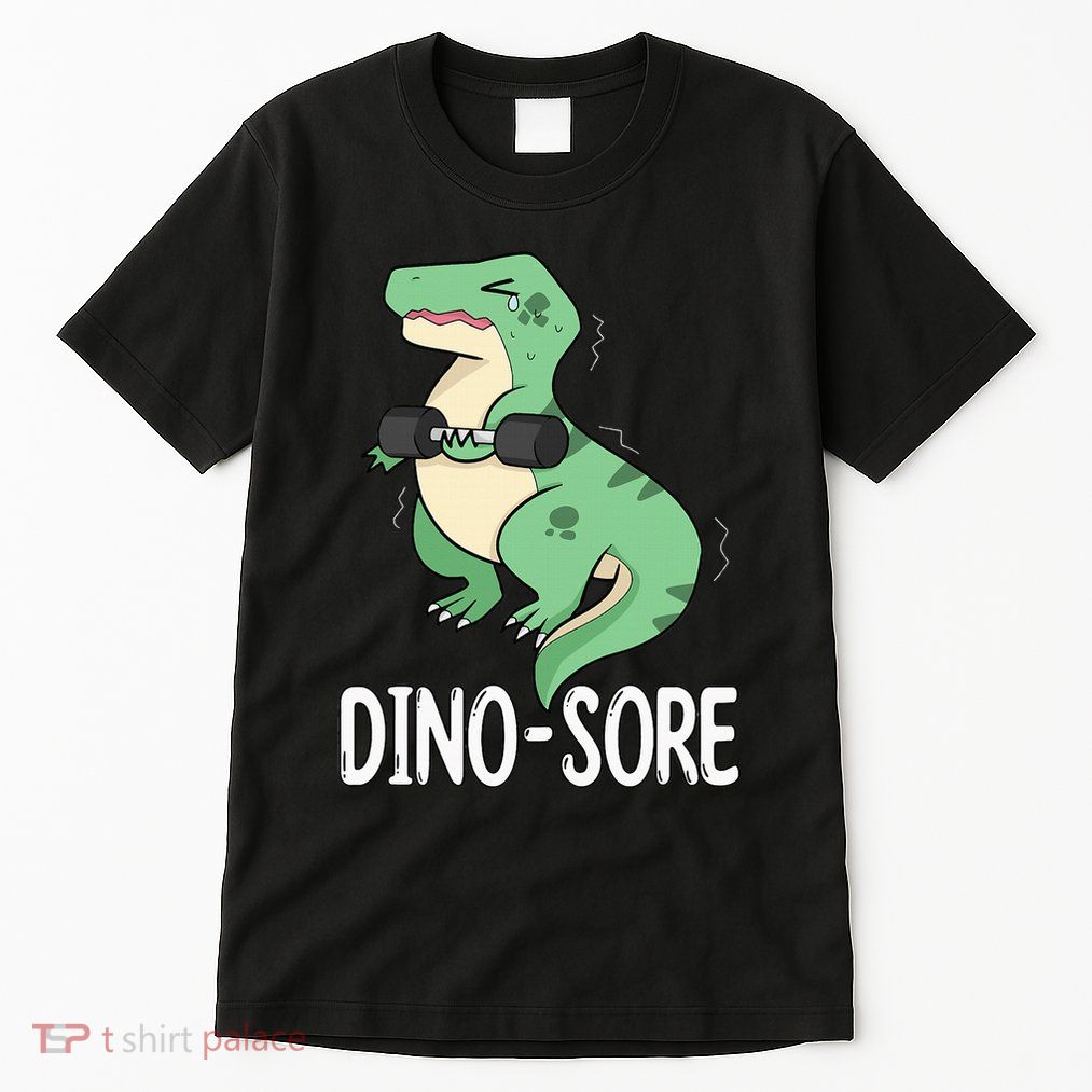 Funny Dinosaur Workout  Dino Sore Tall T-Shirt