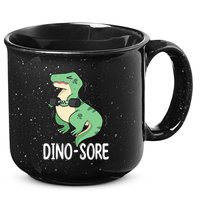 Funny Dinosaur Workout  Dino Sore 15oz Campfire Ceramic Mug