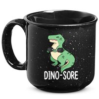 Funny Dinosaur Workout  Dino Sore 15oz Campfire Ceramic Mug