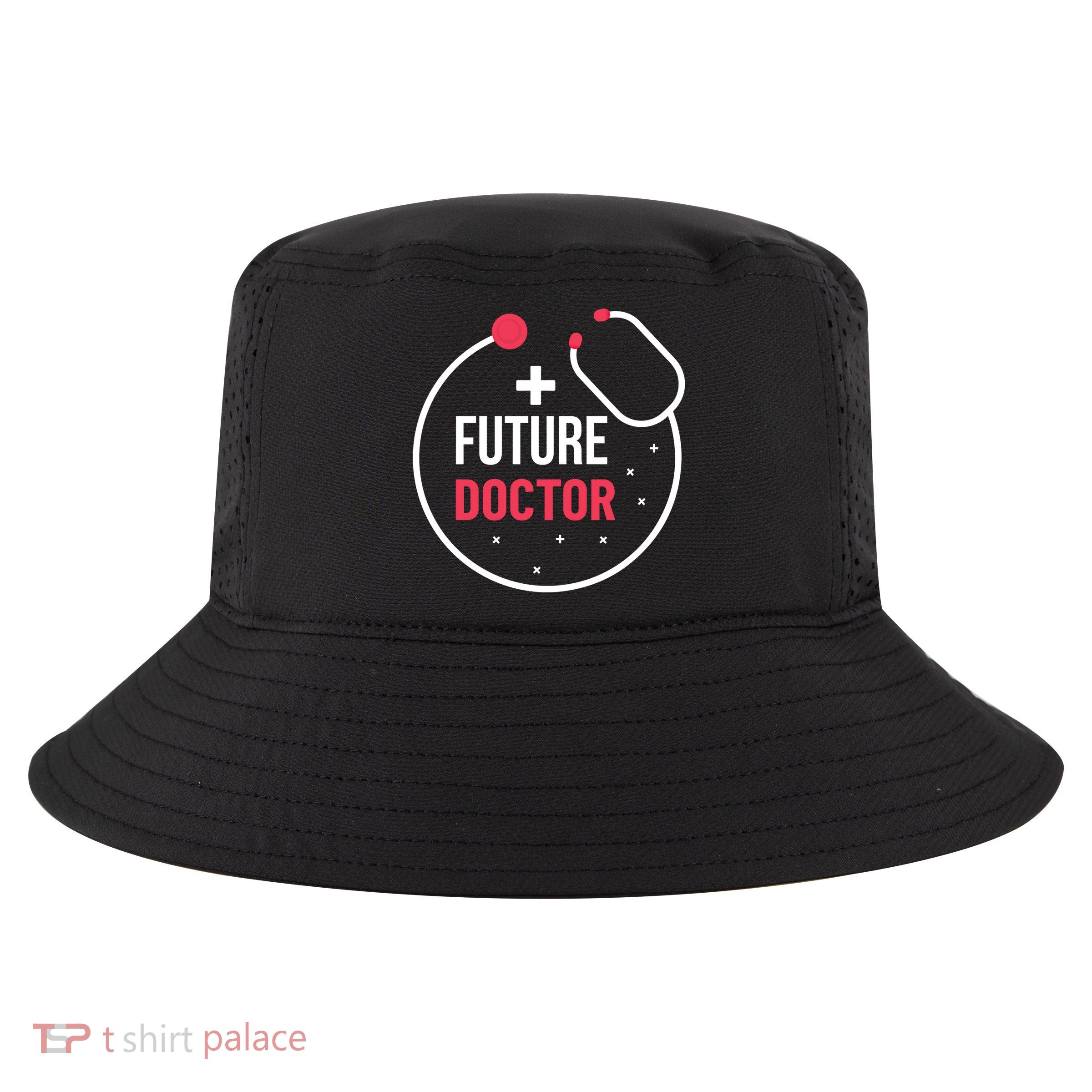 Future Doctor With A Stethoscope Medic Studying Medicine Funny Gift Cool Comfort Performance Bucket Hat