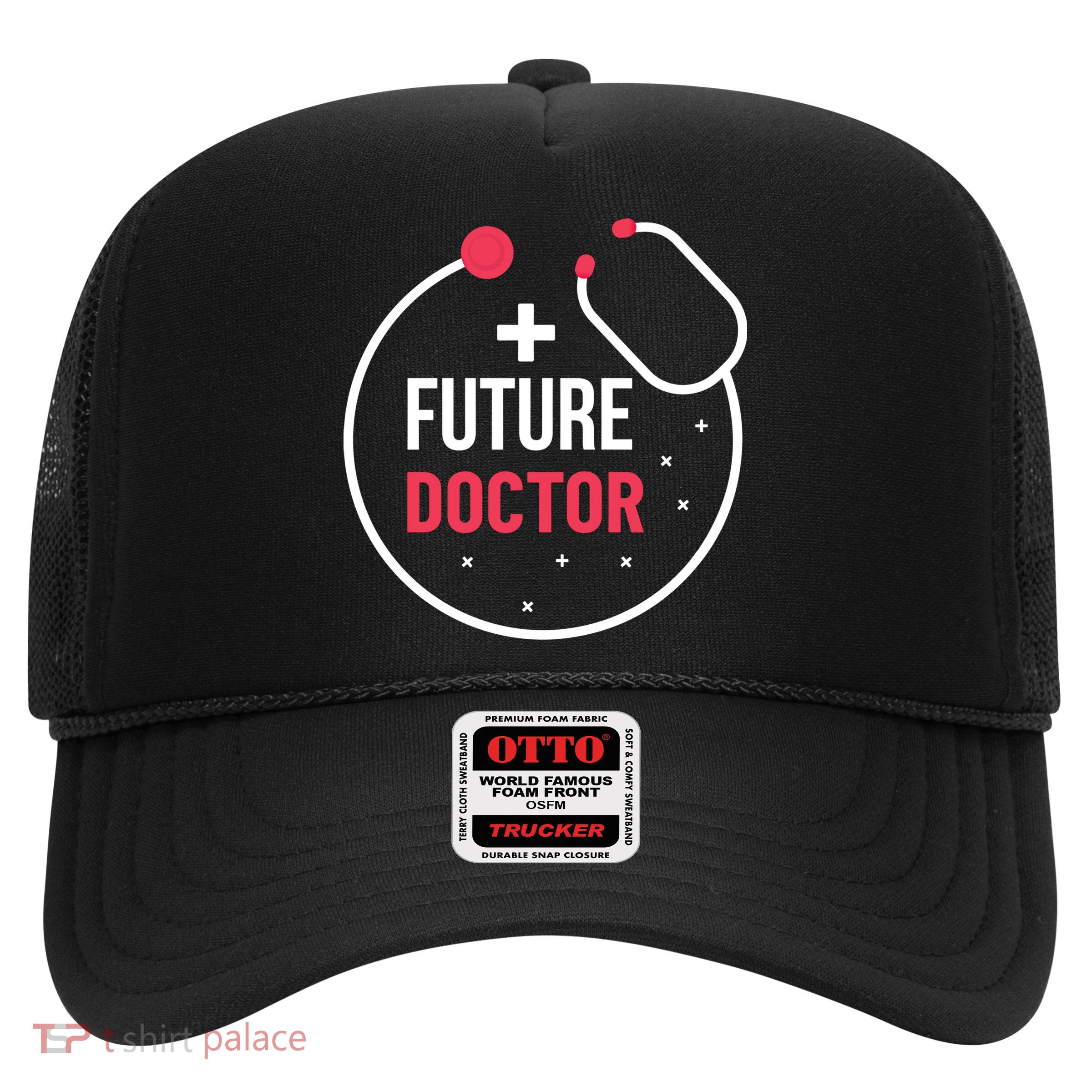 Future Doctor With A Stethoscope Medic Studying Medicine Funny Gift Trucker Hat