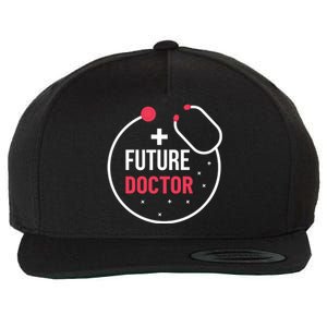 Future Doctor With A Stethoscope Medic Studying Medicine Funny Gift Wool Snapback Cap