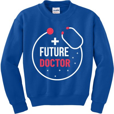 Future Doctor With A Stethoscope Medic Studying Medicine Funny Gift Kids Sweatshirt