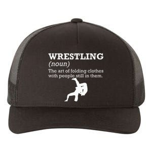 Funny Definition Wrestling Wrestler Yupoong Adult 5-Panel Trucker Hat