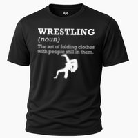 Funny Definition Wrestling Wrestler Cooling Performance Crew T-Shirt