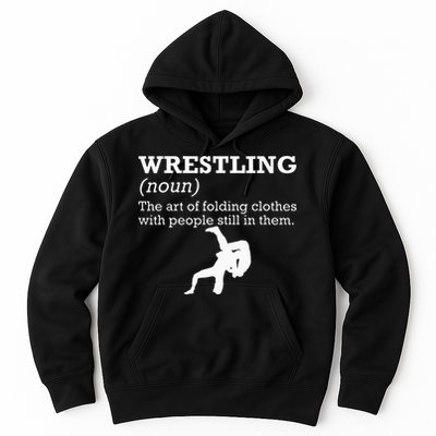 Funny Definition Wrestling Wrestler Hoodie