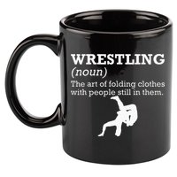 Funny Definition Wrestling Wrestler 11oz C Handle Ceramic Mug