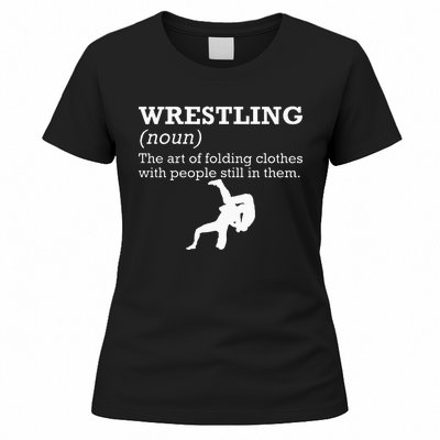 Funny Definition Wrestling Wrestler Women's T-Shirt