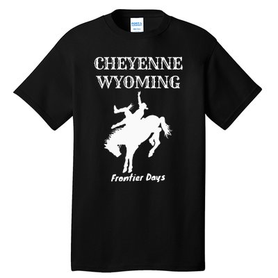 Frontier Days Western Rodeo Cheyenne Wyoming Bronc Tall T-Shirt