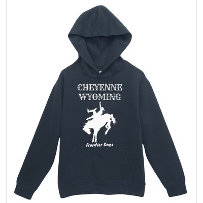 Frontier Days Western Rodeo Cheyenne Wyoming Bronc Urban Pullover Hoodie