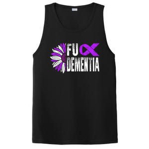 Fuck Detia Warrior Support Alzheimer's Awareness Ribbon Cute Gift PosiCharge Competitor Tank