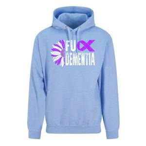 Fuck Detia Warrior Support Alzheimer's Awareness Ribbon Cute Gift Unisex Surf Hoodie