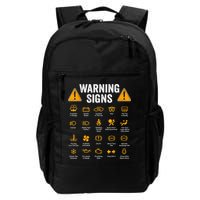 Funny Driving Warning Signs 101 Auto Mechanic Gift Driver Backpack