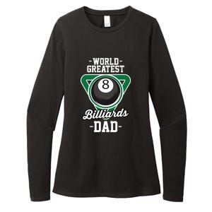 Father's Day World Greates Billiards Dad Gift For Dad Womens CVC Long Sleeve Shirt